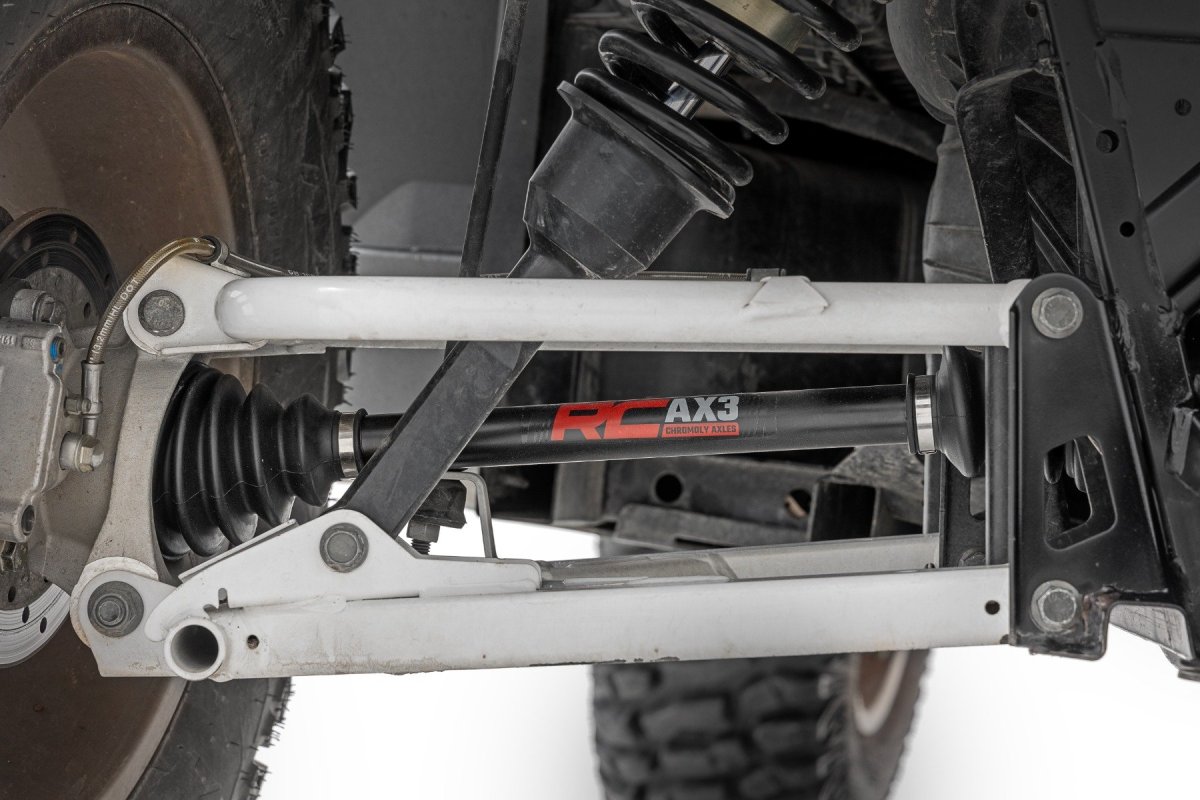 Polaris Ranger Crew XP 1000 Texas Edition Replacement Axle - Rear - Rough Country - 4340 Chromoly AX3 - '19-'20